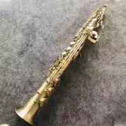 Classic Antique Bronze 200 Soprano Straight Saxophone Instrument BB with Case