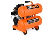 UNIMAC 16L Twin Tank Air Compressor, 116PSI Portable Silent Oil-Free Electric, for Airtools Tyre Inflation