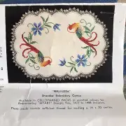 Pheasant a MYART Stamped Linen to Embroider a Tablecloth Design # 1485 VHTF