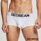 SEOBEAN 純白素色男四角褲 S00203 [酷男衣工廠]