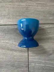 LE CREUSET EGG CUP, MARSEILLE BLUE, STONEWARE, BRAND NEW