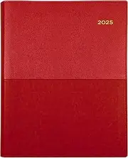 Collins Vanessa - Quarto Week to View Calendar Year Diary/Planner - 2025 Red