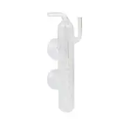Glass CO2 Diffuser with Suctions Cups Transparent Spirals CO2 Bubble Counter