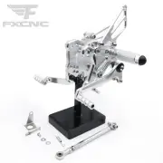 For Ninja 400 Z400 NINJA400 18-21 CNC Front Rearsets Footpegs Pedals Rest Silver