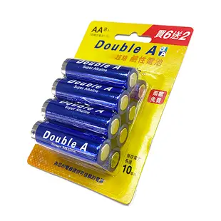 Double A 鹼性電池AA 3號8粒入 S11/E23