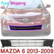 New Bumper Face Bar Grille For 2009-2013 Mazda 6 Front, Lower Textured Black