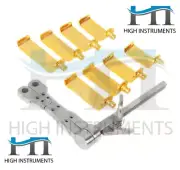 Cloward Self Retaining Retractor Blunt Lateral Blades 09 PCs Set