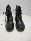Dr Martens Unisex VEGAN 1460 Black Felix Lace Up Boots - Black - Size 8W or 7M