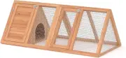 Chicken Coop for 2 Chickens Small Rabbit Hutch Quail Coop Wooden Bunny Cages Out