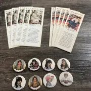 American Girl Addy & Felicity Bookmarks And Misc Pins