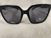 Hurley Blanca Sunglasses Black & Matte Shine Square Smokey Polarized Non-rx