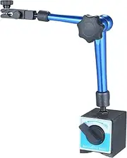 zolyet 350mm Base Universal Arms Heavy Du Stand Dial Gauge Base Stand for Digital Dial Test Gauge Indicator with 154 Pull Blue
