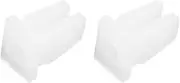 HDVCRNBAVW 50pcs White Plastic Fixed Headlight Car Fastener Grommet Nut Screw Clips Auto Interior Accessories Fasteners and Clips