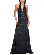 Tadashi Shoji Halter Gown