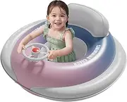 Kids Pool Float, Inflatable Swimming Ring, Adjustable Safety Seat Pool Toys for Lake Paddling Sitting Relaxing Outdoor Indoor Playing