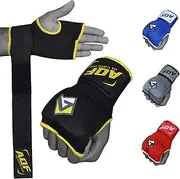 AQF Boxing Wraps Inner Gloves, Hand Wraps Speed Bag Training Bandages, Fist Protection Gel Glove Under Mitts 100cm Long Wrist Support 2 Fingers for MMA, Muay Thai & Kick Boxing