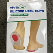 Silicone gel heel cups ViveSole for Plantar Fasciitis women’s 4.5-8