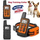 Electric Pet Dog Training E-Collar Anti Bark Remote Control Obedience Shock AU