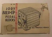 Hanson Cycle Works - Vintage Jody Tricycle Build Up Pedal Blocks, Original Box