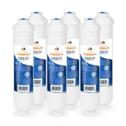 6PK Premium Aquaboon T33 Inline Post/Carbon Polishing Water Filter Cartridge QC