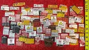 Warning & Danger Assorted Stickers Lot for laptop, skateboard, desk