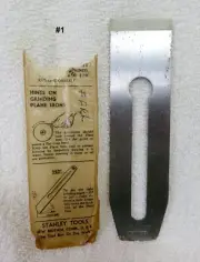 Vintage Stanley Single Plane Iron 1-3/4" NOS