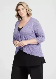 ts Taking Shape Cardi Size S (16) Arcadia Crush Swing style NWT