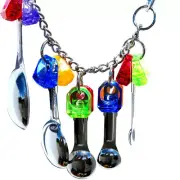 Spoon Delight Bird Toy Parrot Cage Toys Chewing Bite Toys for Parrot