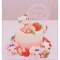 在飛比找蝦皮購物優惠-*Hitomi手作小廚房* /凱蒂貓造型戚風蛋糕/生日蛋糕/