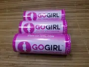 (3) GO GIRL Reusable Silicone Portable Urinal Women Camping Concerts ~ FREE SHIP