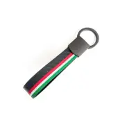 ITALY Carbon Fiber Texture Keychain Key Chain Ring for Italian Car Motorcycle