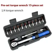1/4 Bicycle Torque Wrench Set High Precision Preset Adjustable Compact