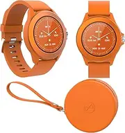 FOREVER Colorum Smartwatch 1.22 Inch Waterproof IP68 Women Men Unisex, Colourful Youth Watch, Various Sports Modes to Choose from, Menstrual Calendar, Music Control, App Notifications (Orange)