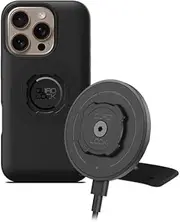 Quad Lock Adhesive Dashboard/Console Car Phone Holder Kit with MAG Wireless Charging Head V2 and MAG Phone Case for iPhone 16 Pro