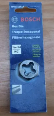 Bosch 7/16 In. - 14 High-Carbon Steel Fractional Hex Die BHD716F14
