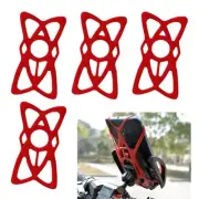 4 PCS Motorcycle Phone Mount Tether, Anti-Scratch and Anti-Slip Navigation