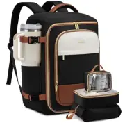 40L Travel Backpack for Women, TSA Approved Carry On Backpack with 3 Packing ...
