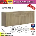 Artiss Buffet Sideboard Cabinet Storage Cupboard Hall Woodgrain Hallway Table