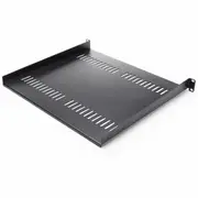 StarTech.com 1U Server Rack Cabinet Shelf - Fixed 16" Deep Cantilever Rackmount Tray for 19" Data/AV/Network Enclosure w/Cage Nu