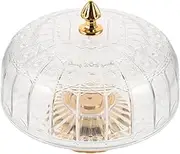 OKUMEYR Detachable Base Tall Cake Stand Fruit Serving Plate High Tray Porcelain Dessert Display Stand Candy Plate