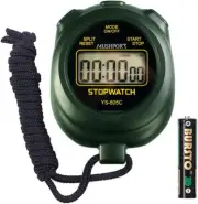 Stopwatch Timer With Countdown, ON/Off No-Clock No-Date Simple Operation, Stop