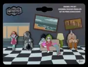 Beetlejuice Undead Waiting Room Exclusive Warner Bros Loungefly 4pc Pin Set