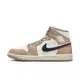 NIKE WMNS AIR JORDAN 1 MID 女籃球鞋-白/咖啡色-BQ6472103