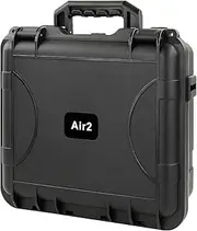 Waterproof Hard Carrying Case for DJI Air 2/2S Drone and Accessories, Waterproof, Shockproof, All-round protection(Case Only, Not Include Drones and Accessories) - Black