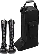 Tall Boot Bag - Portable Riding Boot Bag,Waterproof Dustproof Shoes Protection Bag, Boot Storage Bag, Zippered Portable Boots Pocket