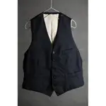 FRENCH 1960’S VINTAGE WOOL SATIN GILET VEST 法國古著 羊毛鍛面西裝馬甲背心