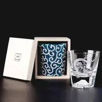 在飛比找momo購物網優惠-【田島硝子】日本手工吹製 威士忌杯 風神富士山杯(TG19-