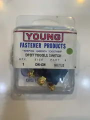 Young Fastener Products DPDT Toggle Switch SW323