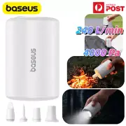 BASEUS Electric Air Pump Pro Night Light Mini Portable Inflator Deflator Camping