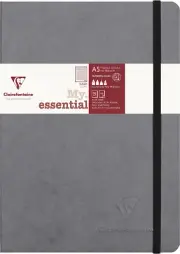'Age Bag' Thread-Bound Notebook, A5, Lined, 192 Pages - Grey
